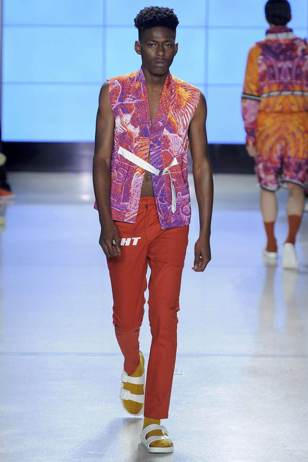 Fashion Week New York Spring/Summer 2019 look 23 from the Wood House collection menswear