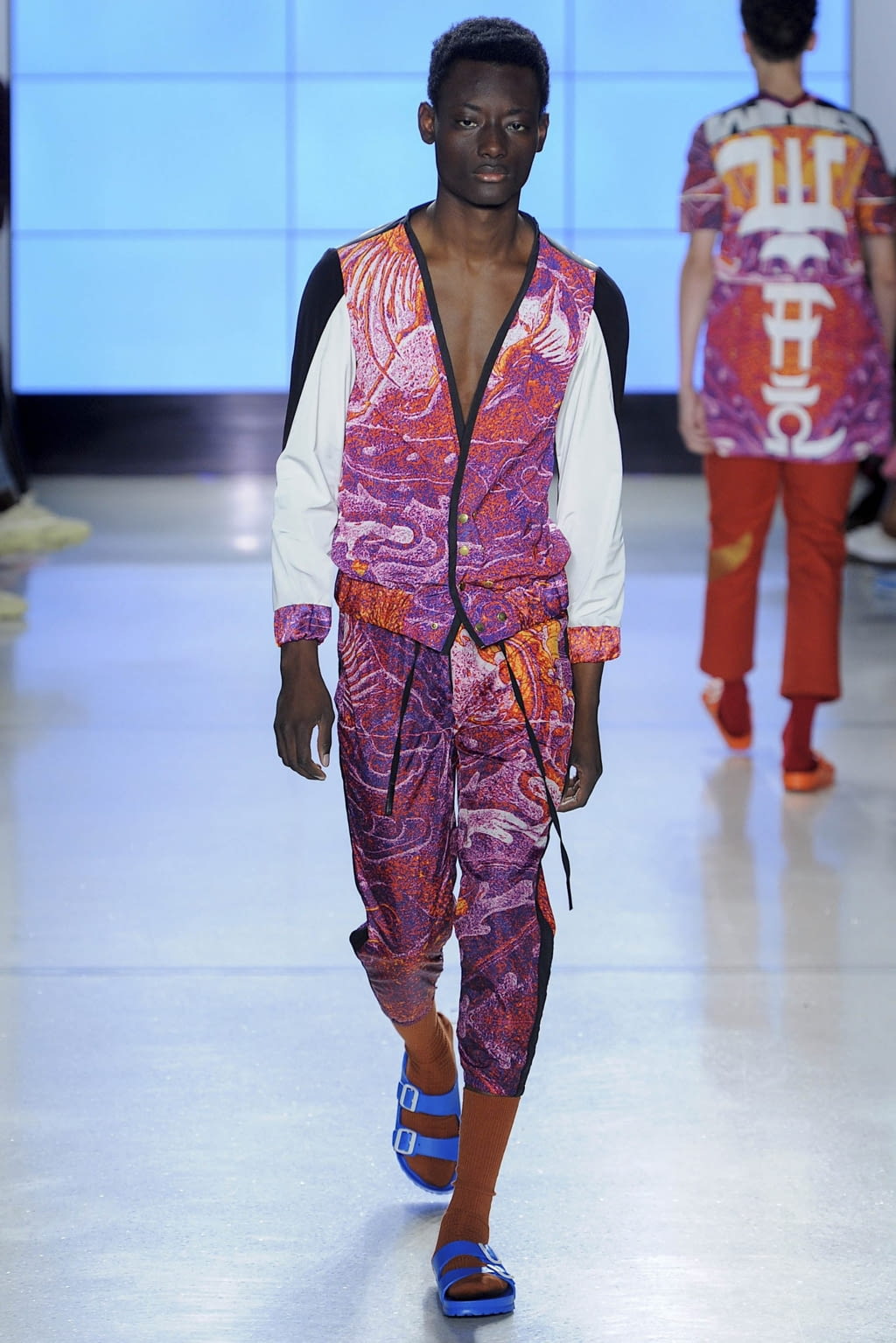 Fashion Week New York Spring/Summer 2019 look 27 from the Wood House collection menswear