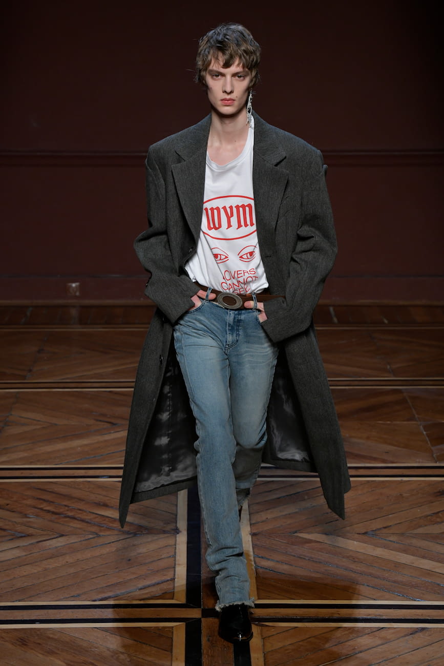 Fashion Week Paris Fall/Winter 2018 look 34 from the Wooyoungmi collection 男装