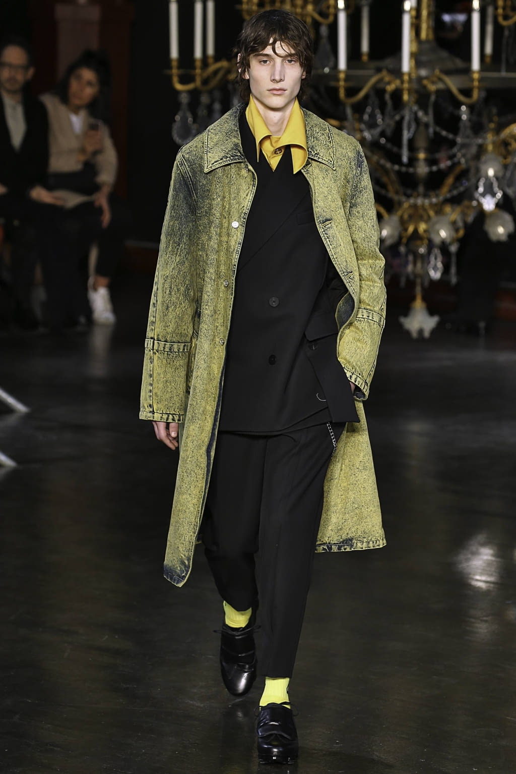 Fashion Week Paris Fall/Winter 2019 look 5 from the Wooyoungmi collection 男装