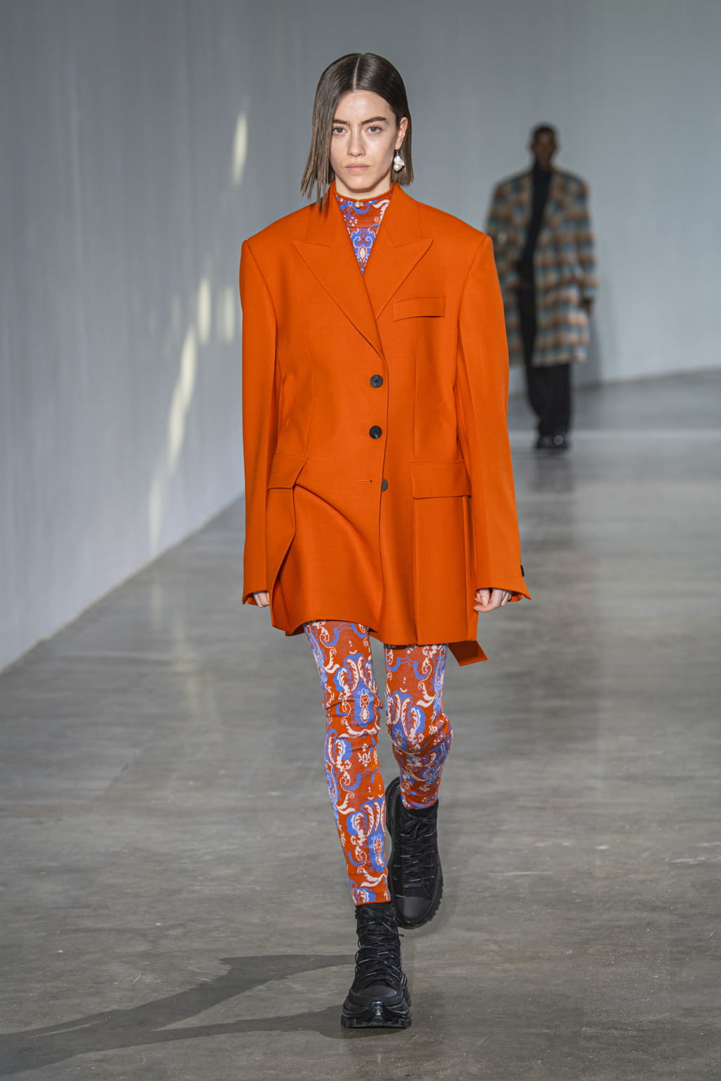 Fashion Week Paris Fall/Winter 2020 look 15 de la collection Wooyoungmi menswear