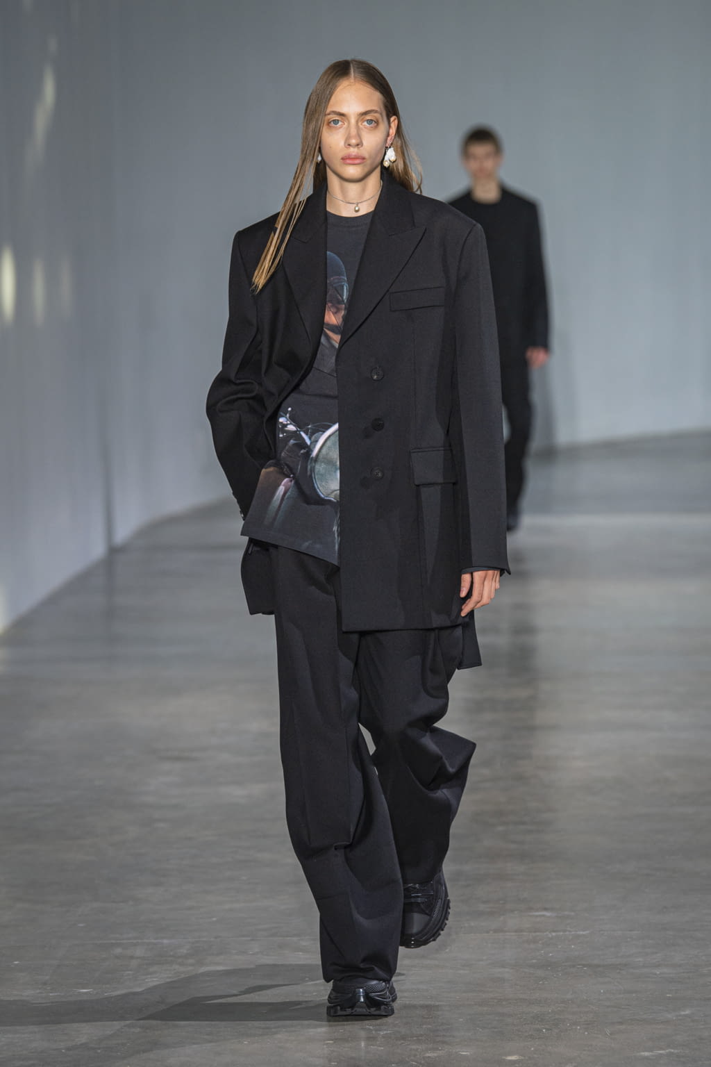 Fashion Week Paris Fall/Winter 2020 look 47 de la collection Wooyoungmi menswear