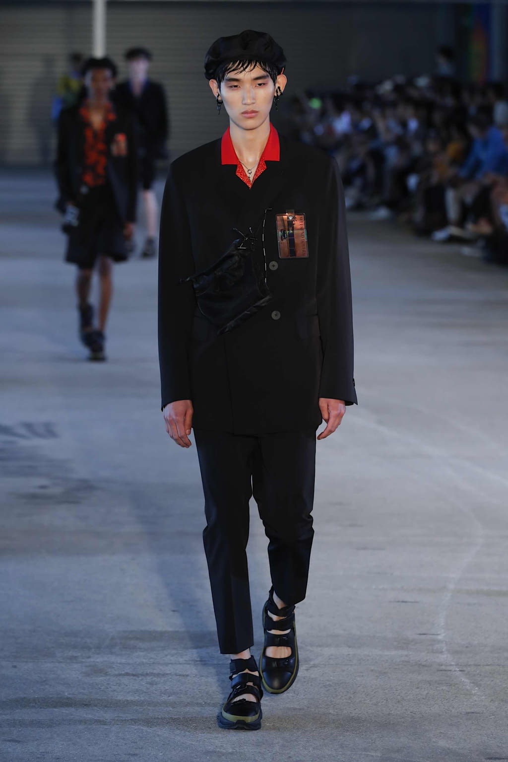 Fashion Week Paris Spring/Summer 2020 look 1 from the Wooyoungmi collection menswear