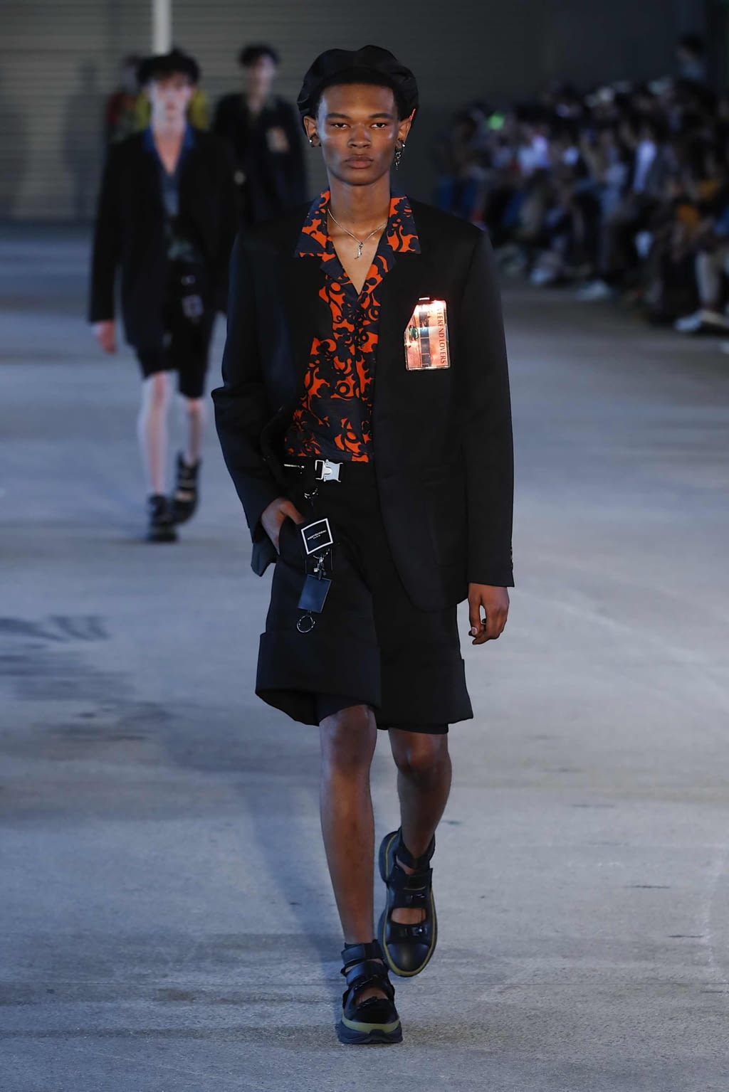 Fashion Week Paris Spring/Summer 2020 look 2 from the Wooyoungmi collection menswear