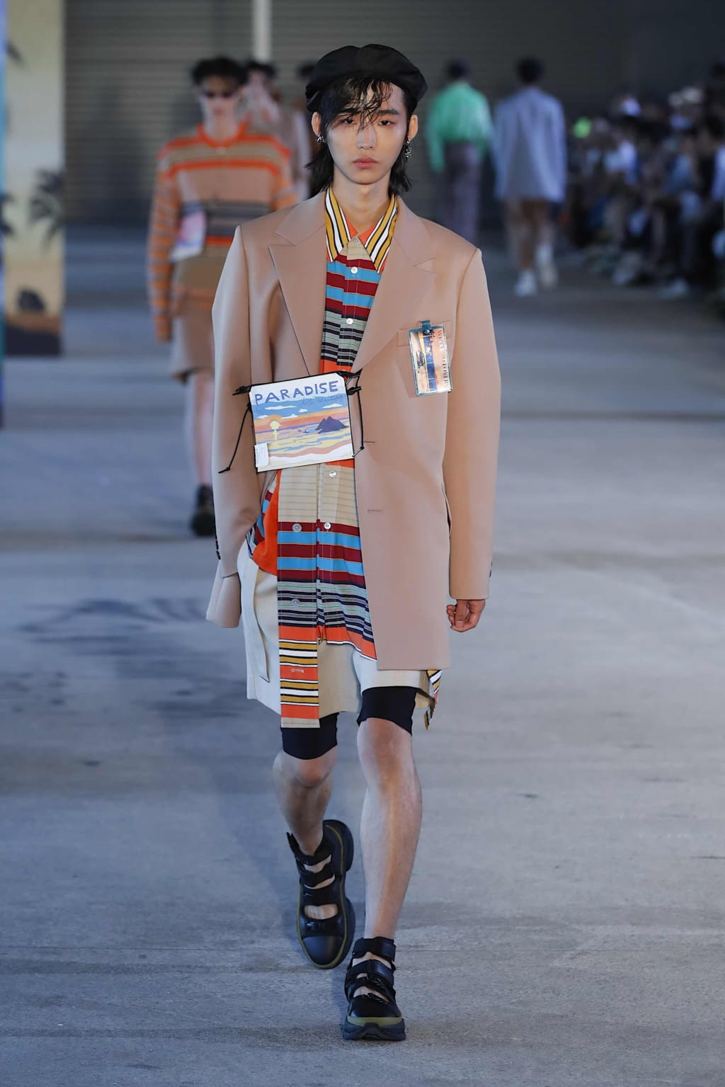 Fashion Week Paris Spring/Summer 2020 look 20 from the Wooyoungmi collection 男装