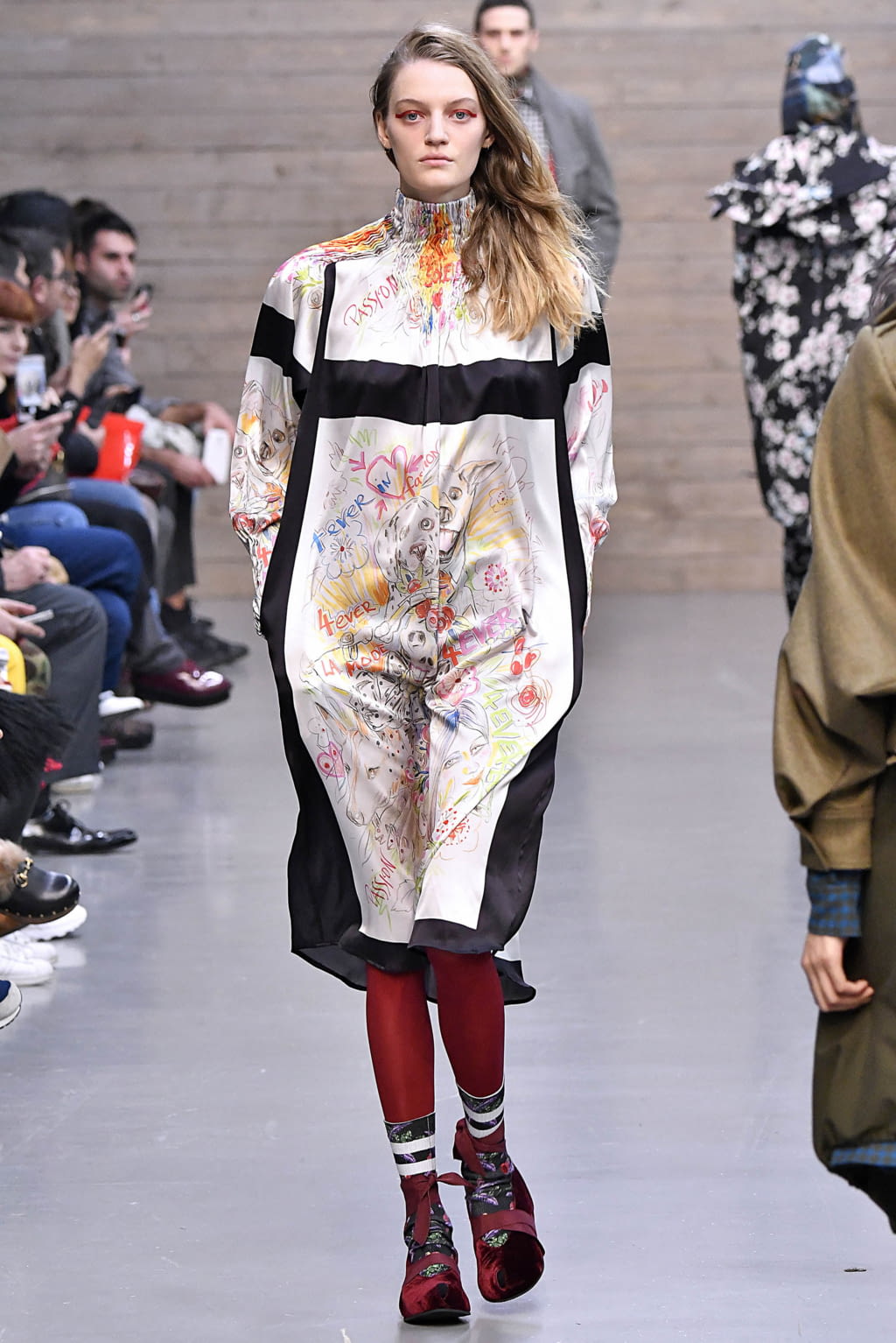 Fashion Week Milan Fall/Winter 2017 look 12 from the Wunderkind collection womenswear