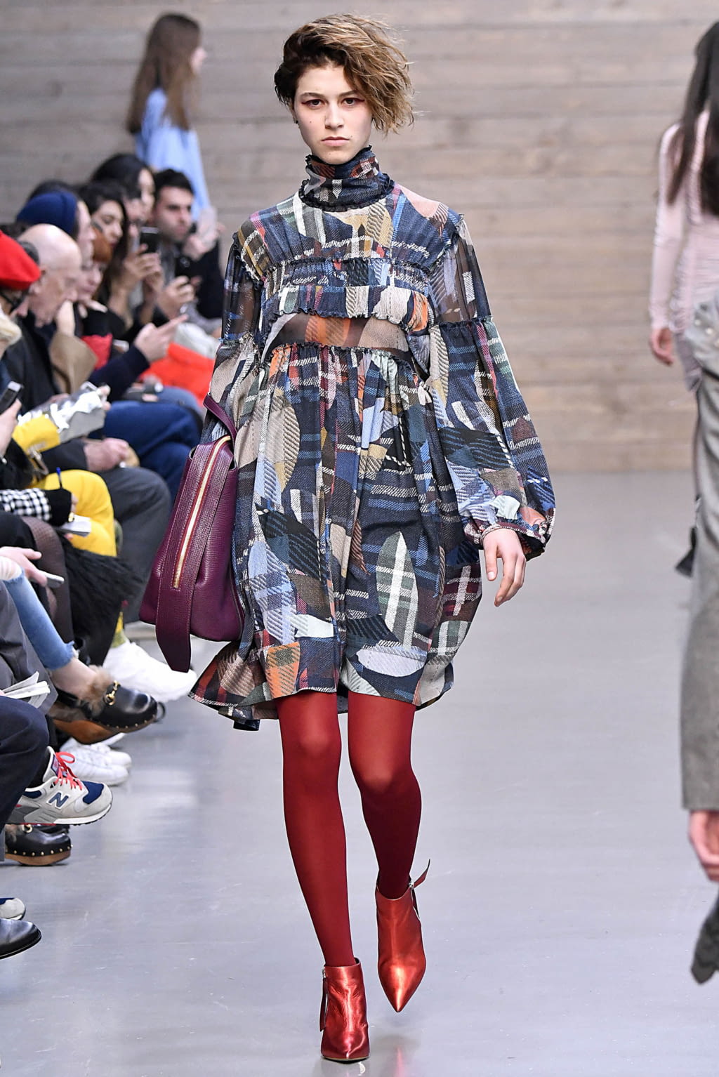Fashion Week Milan Fall/Winter 2017 look 18 from the Wunderkind collection womenswear