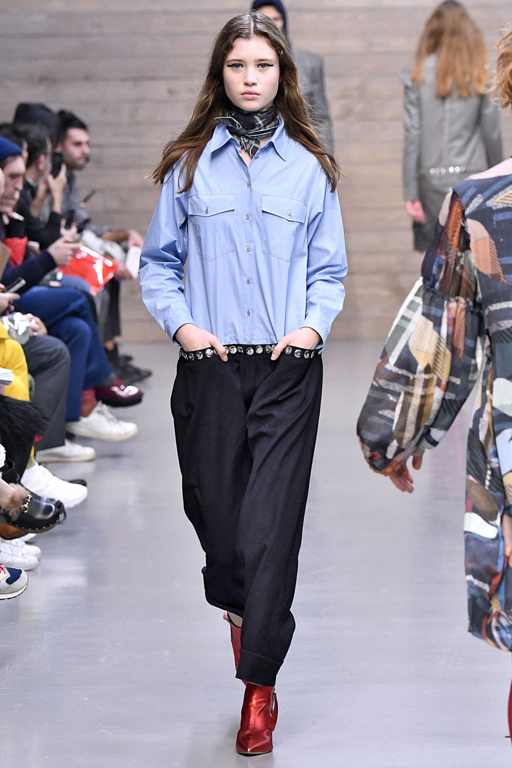 Fashion Week Milan Fall/Winter 2017 look 19 from the Wunderkind collection womenswear