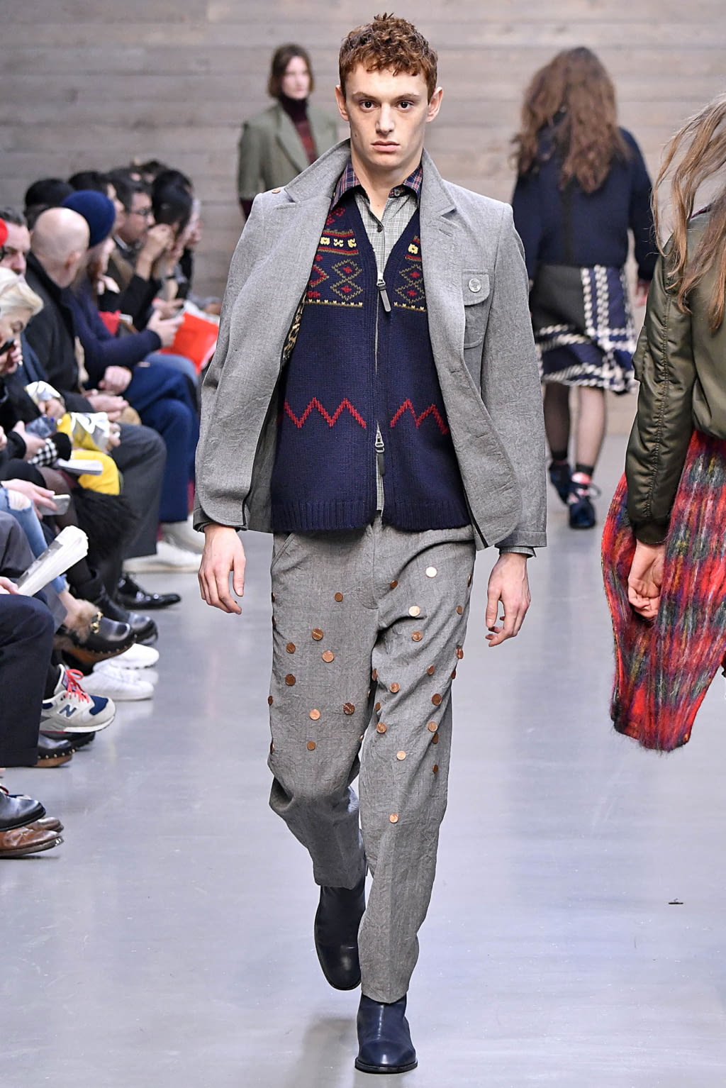 Fashion Week Milan Fall/Winter 2017 look 30 from the Wunderkind collection womenswear