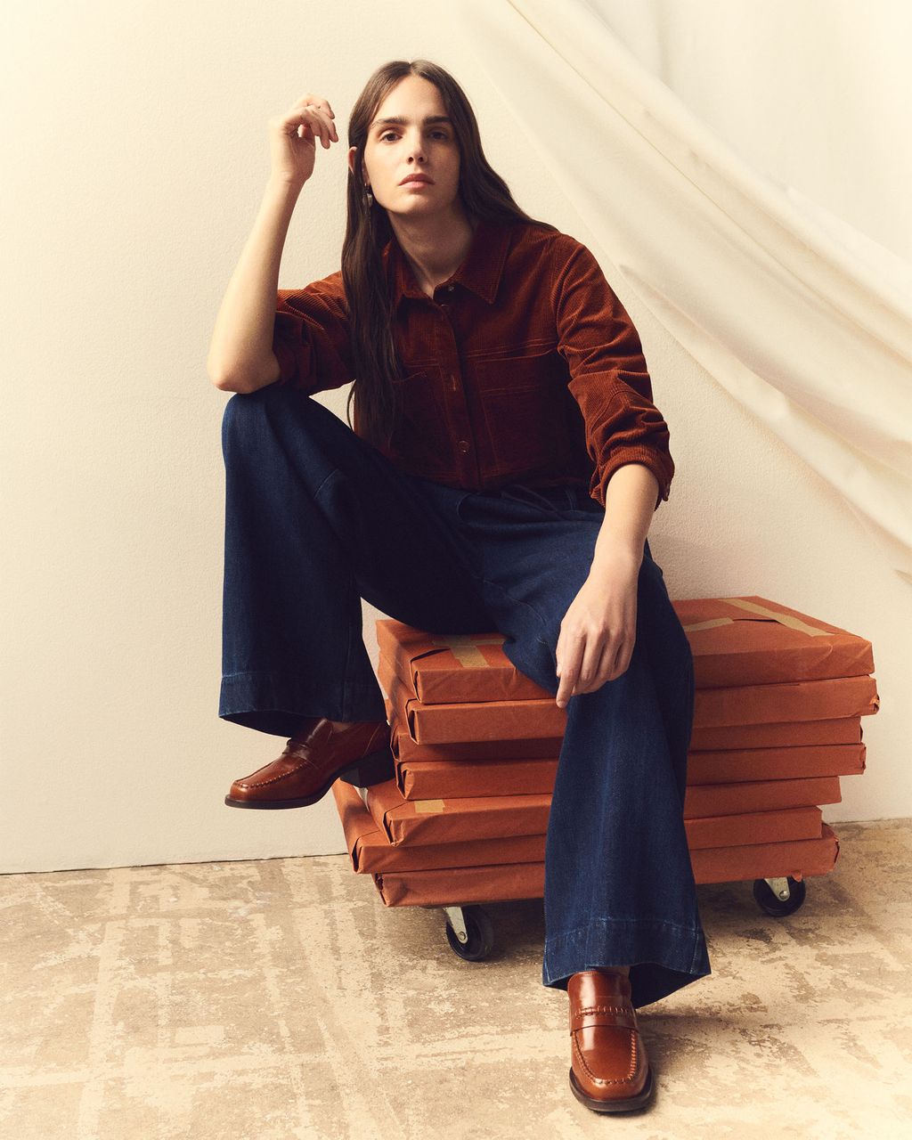 Fashion Week Paris Fall/Winter 2024 look 18 from the Sessùn collection womenswear