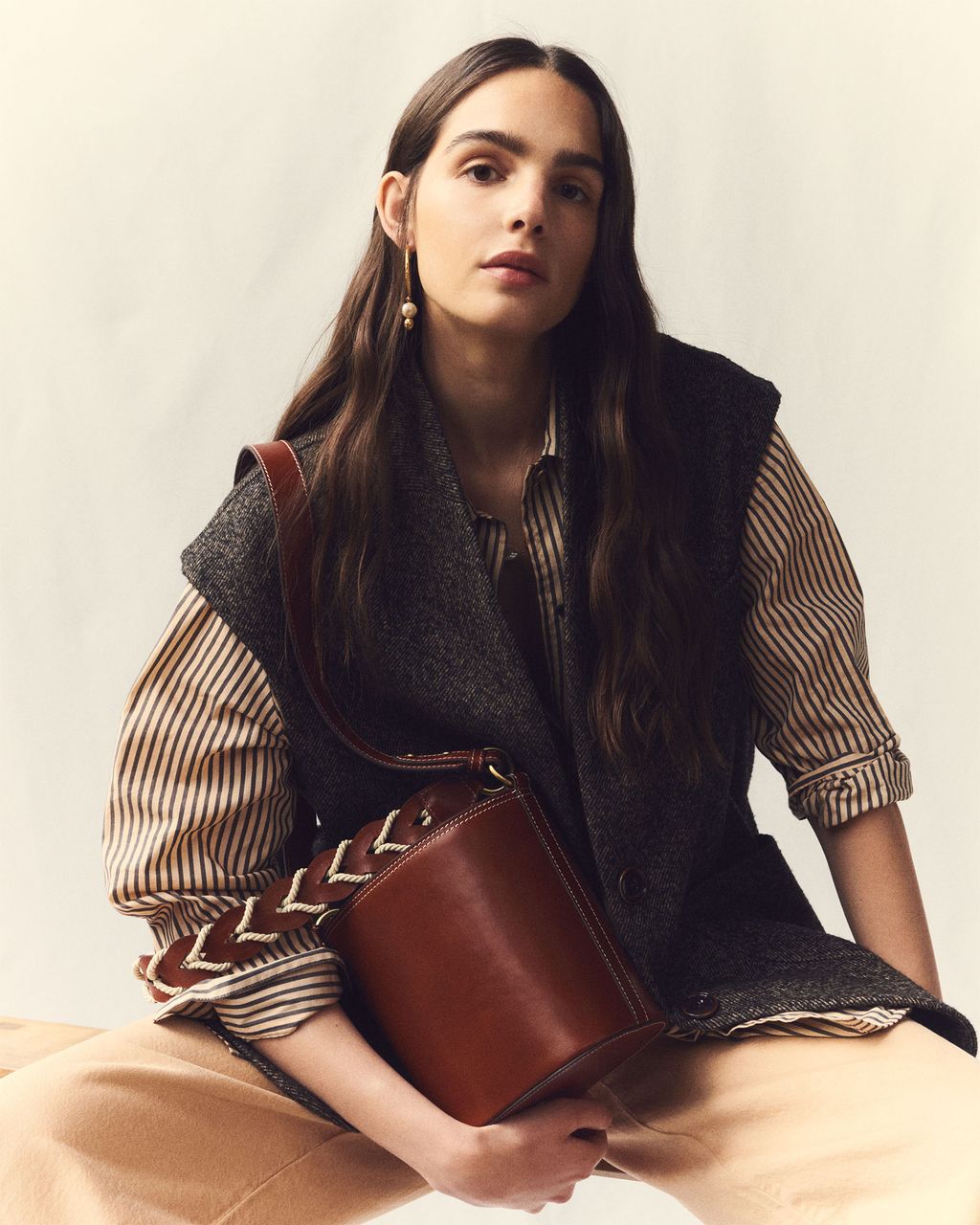 Fashion Week Paris Fall/Winter 2024 look 24 from the Sessùn collection womenswear