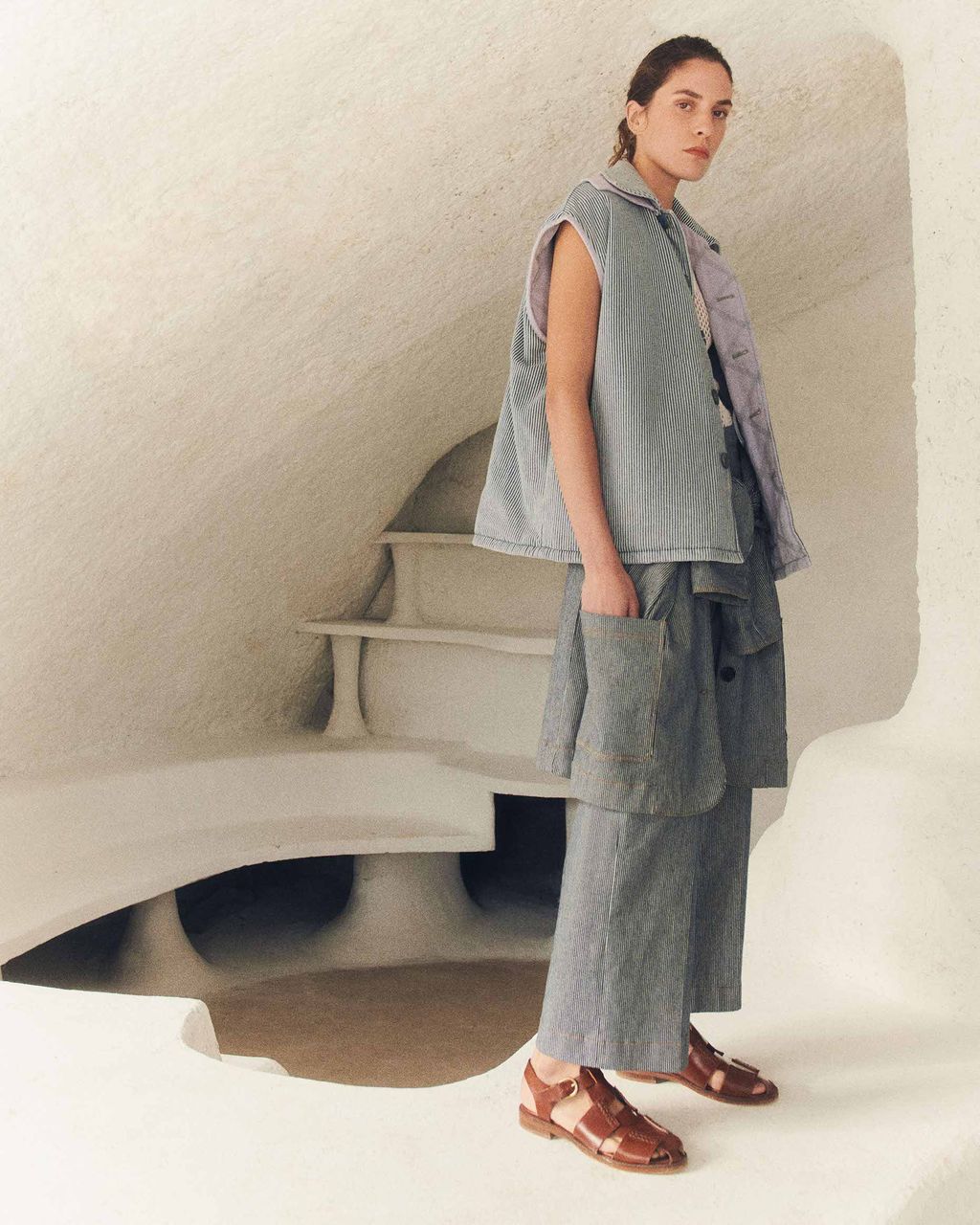 Fashion Week Paris Spring/Summer 2025 look 24 from the Sessùn collection womenswear