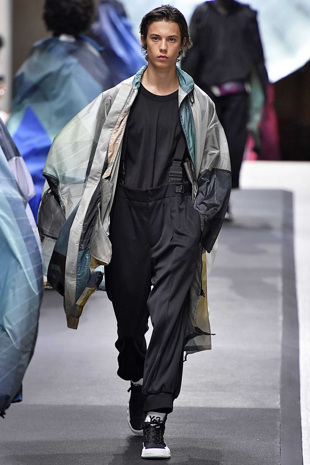 Fashion Week Paris Spring/Summer 2019 look 45 from the Y-3 collection menswear