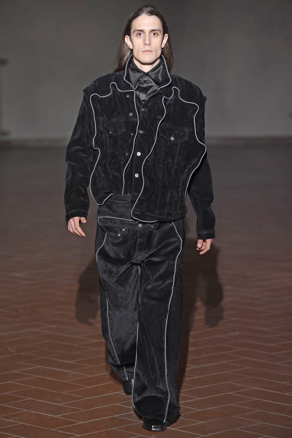 Fashion Week Florence Fall/Winter 2019 look 1 from the Y/PROJECT collection menswear