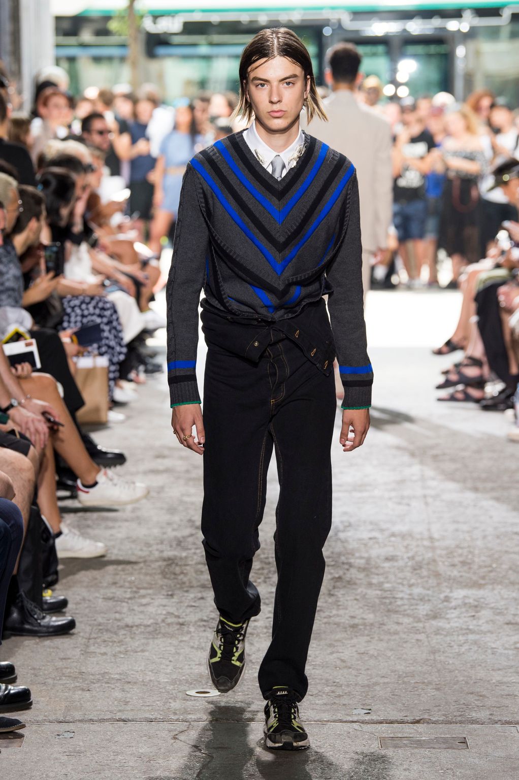 Fashion Week Paris Spring/Summer 2018 look 15 from the Y/PROJECT collection menswear