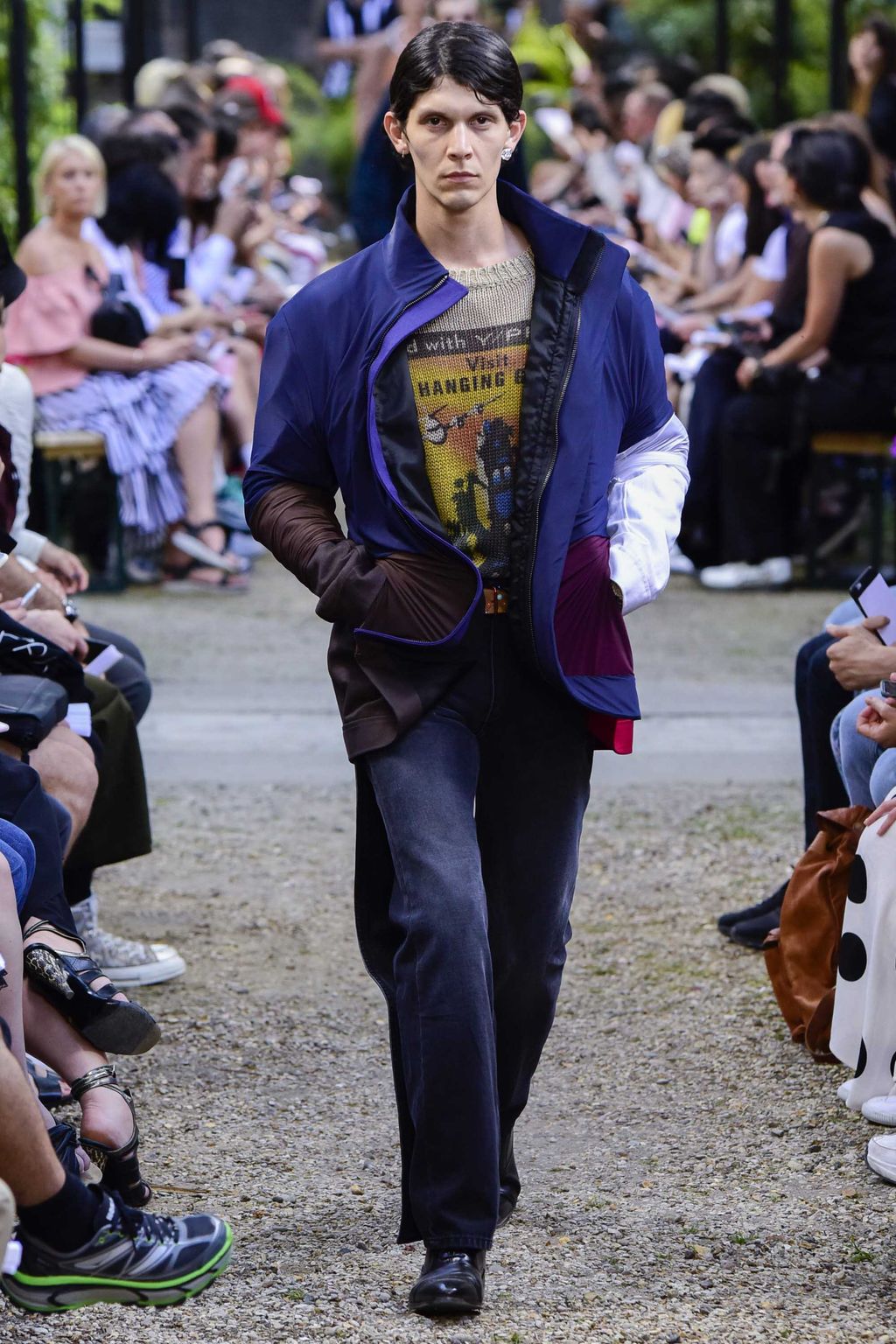 Fashion Week Paris Spring/Summer 2019 look 34 from the Y/PROJECT collection 男装