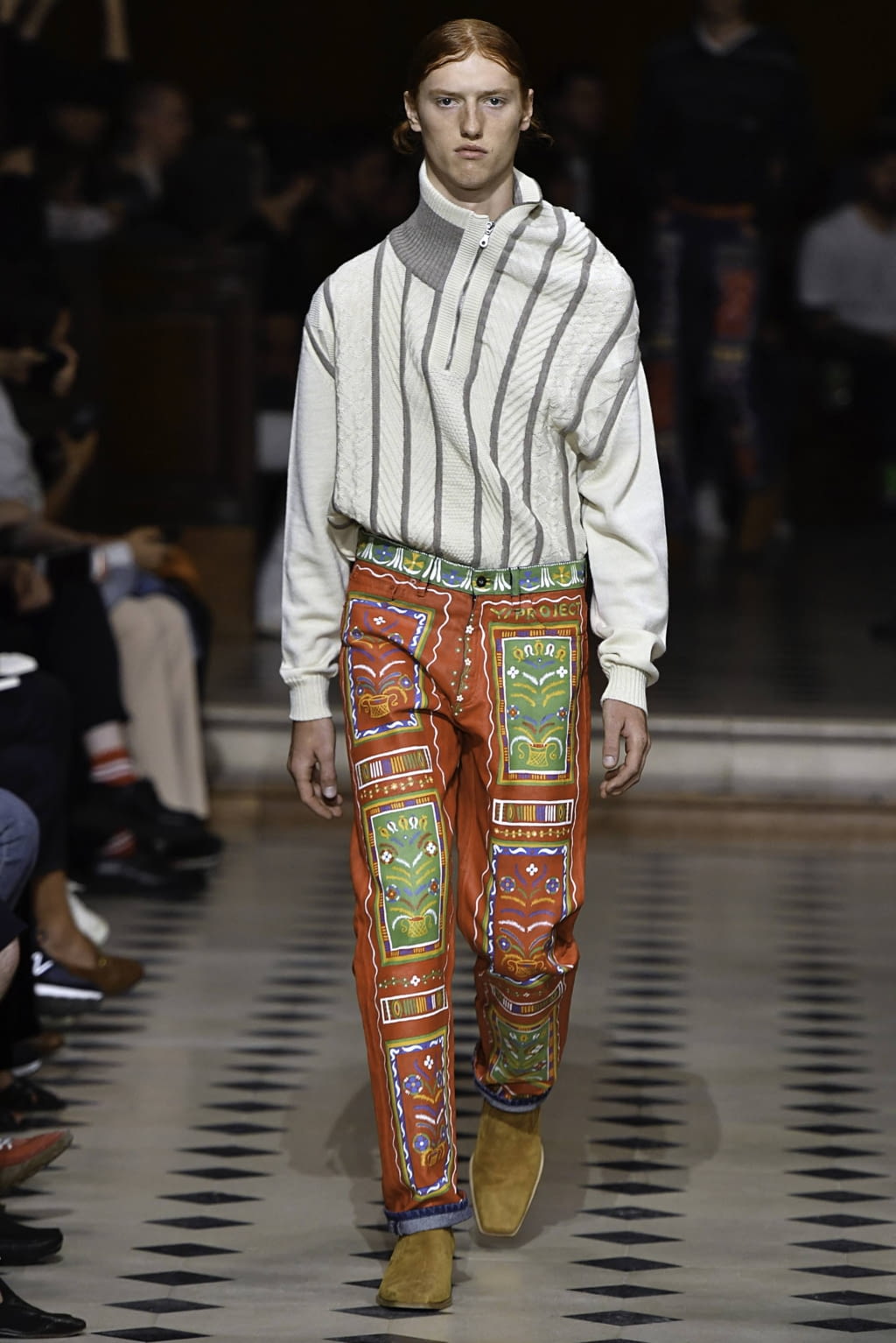 Fashion Week Paris Spring/Summer 2020 look 36 from the Y/PROJECT collection 男装