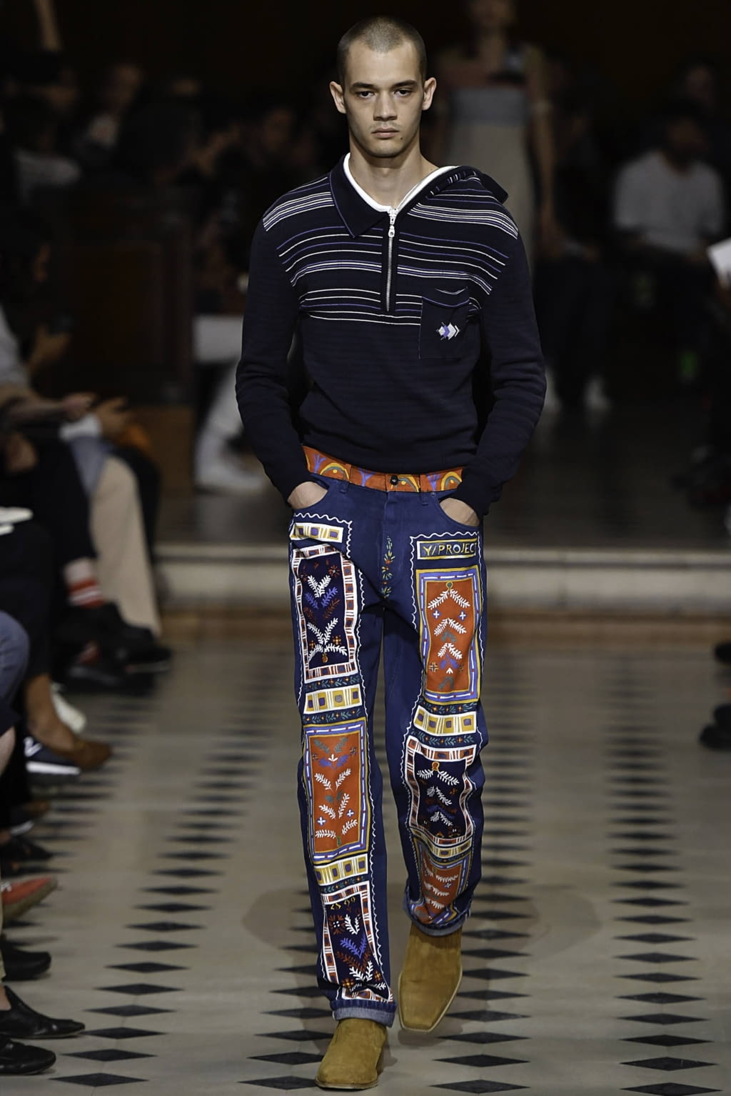 Fashion Week Paris Spring/Summer 2020 look 37 from the Y/PROJECT collection menswear