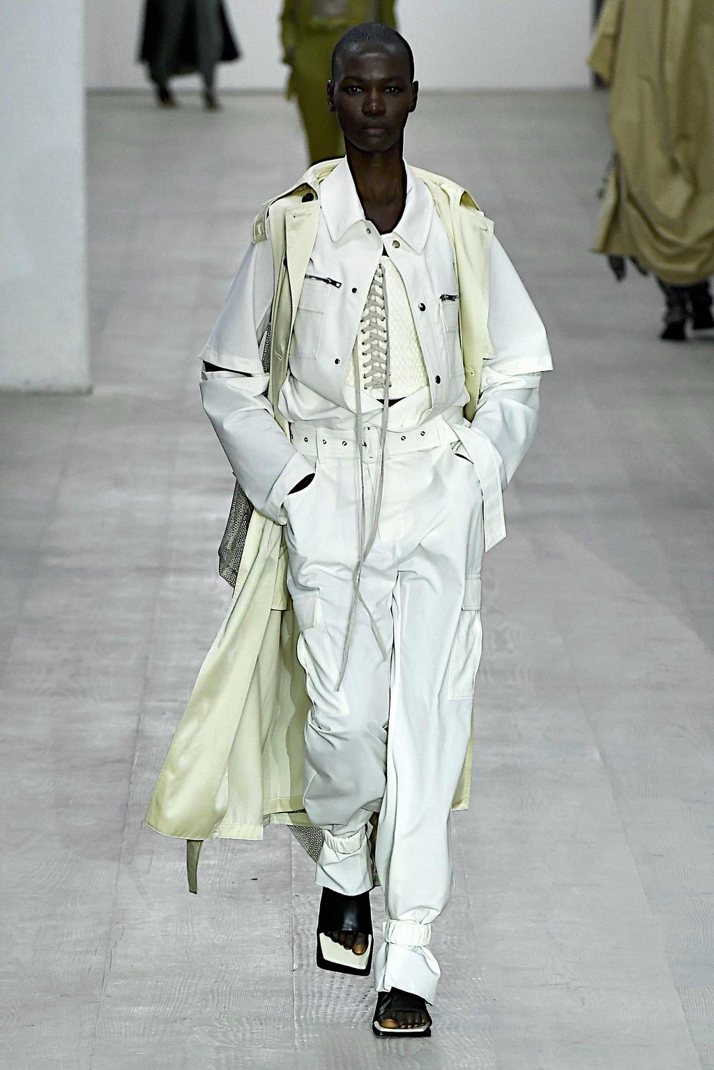 Fashion Week London Spring/Summer 2020 look 5 from the YCH collection womenswear