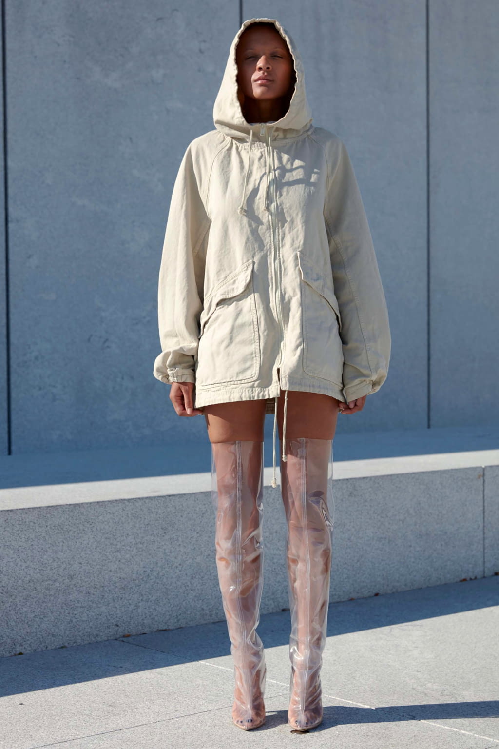 Fashion Week New York Spring/Summer 2017 look 13 from the Yeezy collection womenswear