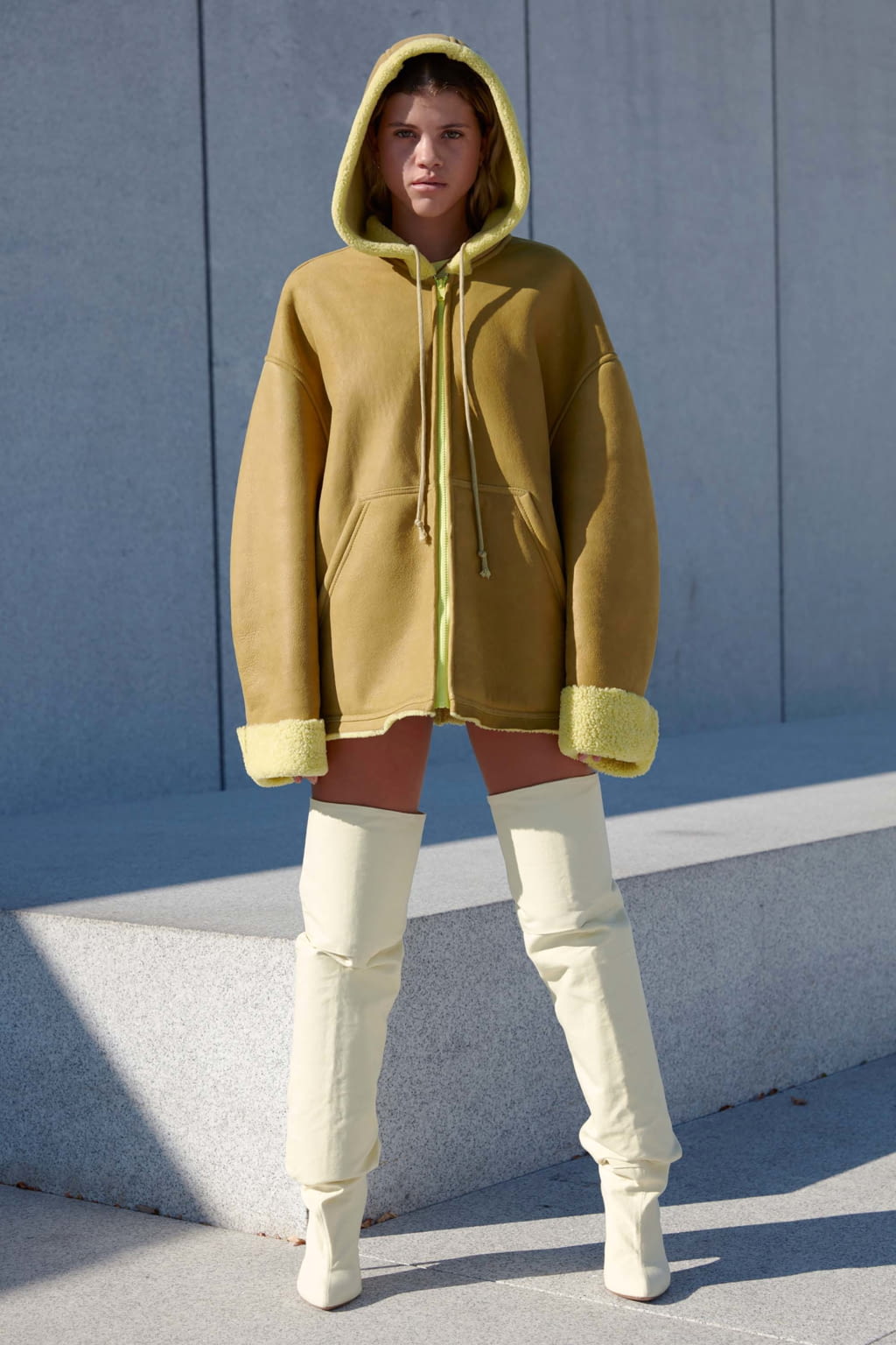 Fashion Week New York Spring/Summer 2017 look 15 from the Yeezy collection womenswear