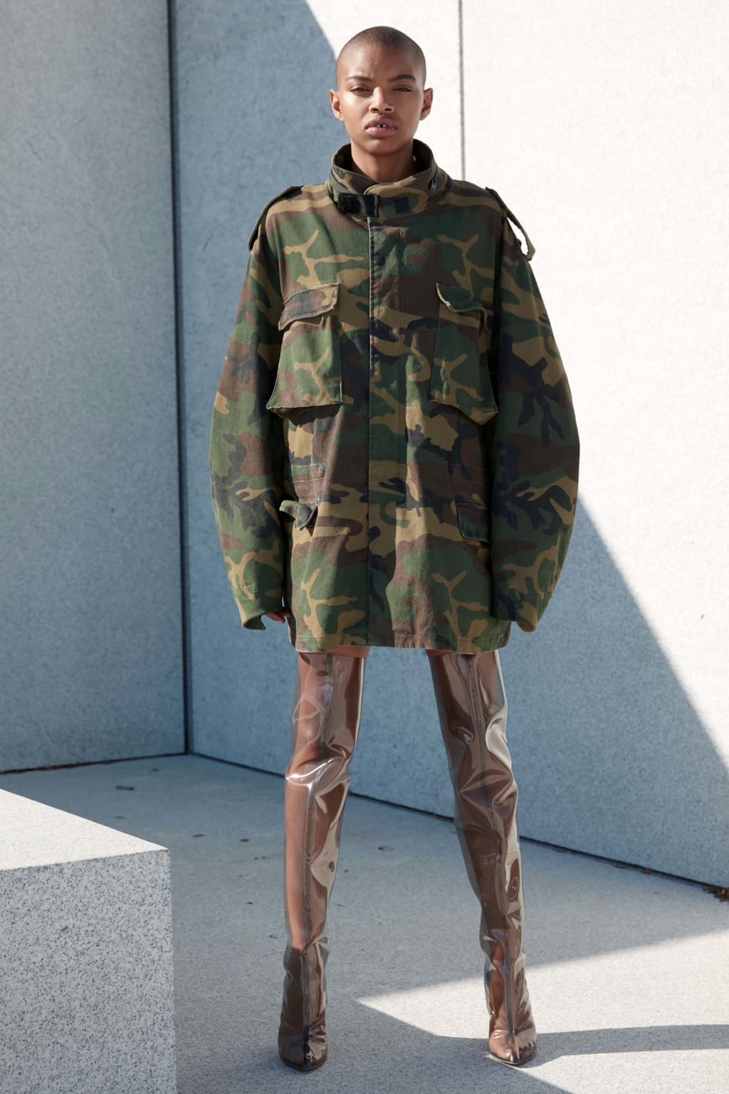 Fashion Week New York Spring/Summer 2017 look 25 from the Yeezy collection womenswear