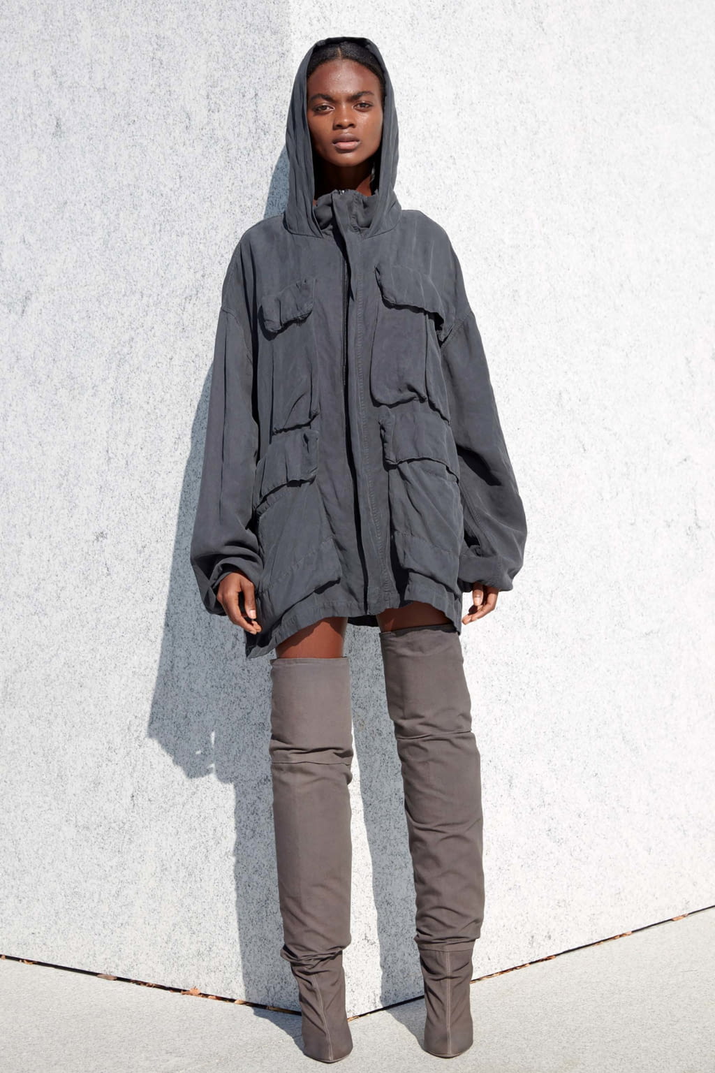 Fashion Week New York Spring/Summer 2017 look 35 from the Yeezy collection womenswear