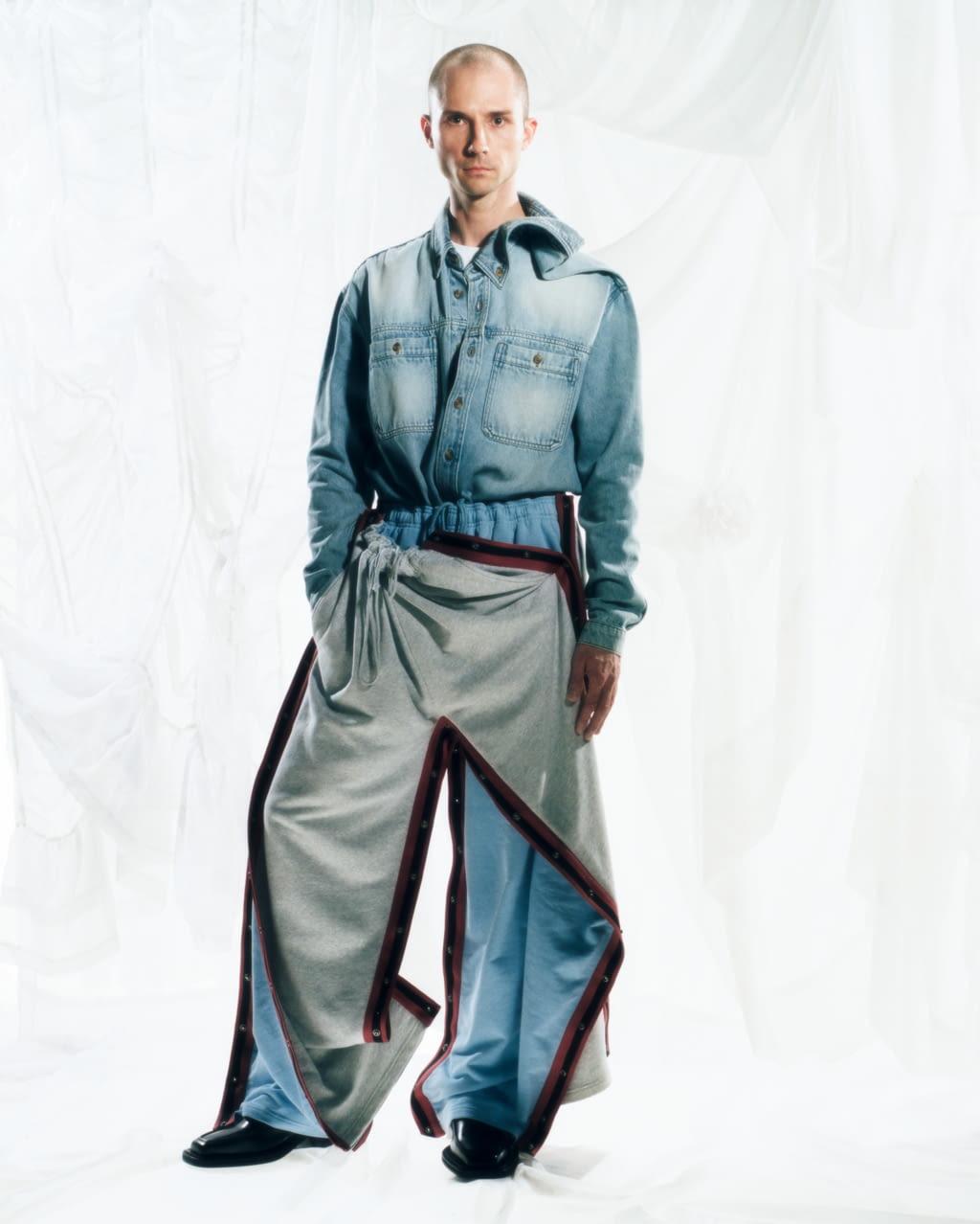 Fashion Week Paris Spring/Summer 2021 look 19 from the Y/PROJECT collection 男装