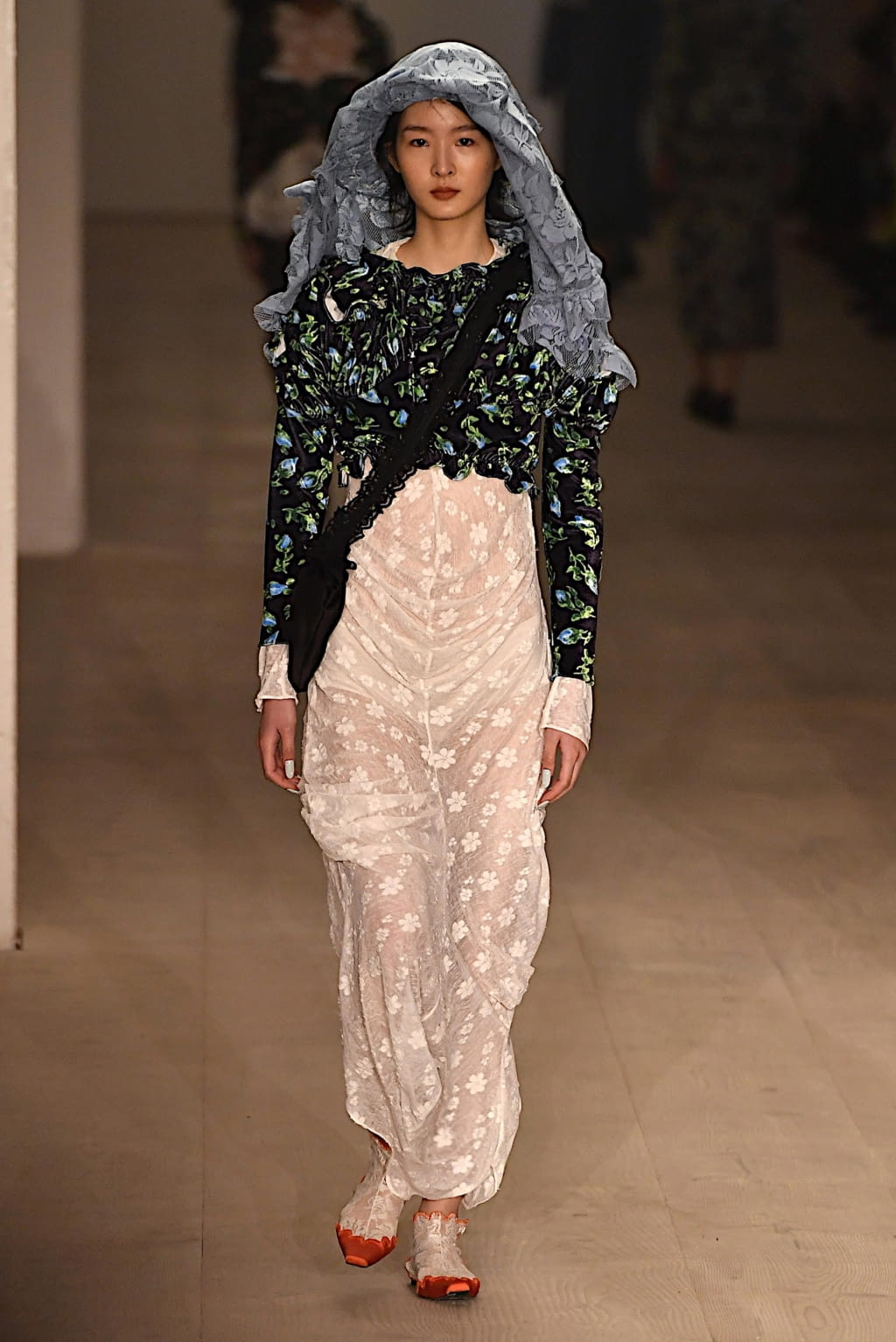Fashion Week London Fall/Winter 2020 look 18 from the Yuhan Wang collection womenswear