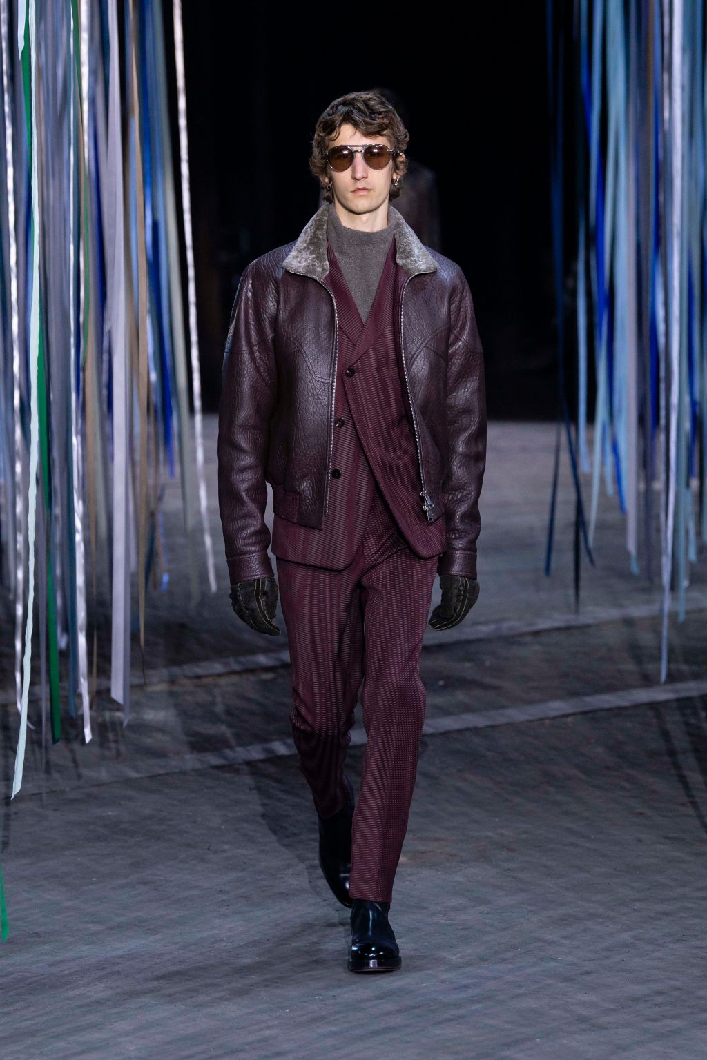Fashion Week Milan Fall/Winter 2020 look 4 from the ZEGNA collection menswear