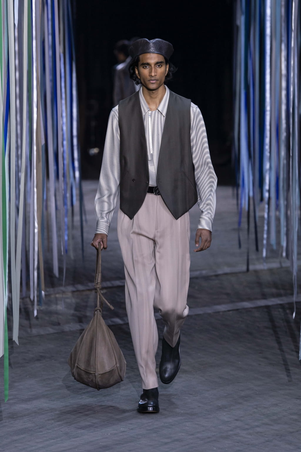 Fashion Week Milan Fall/Winter 2020 look 12 from the ZEGNA collection menswear