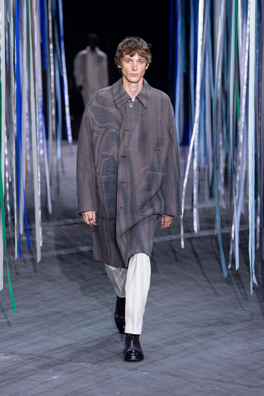 Fashion Week Milan Fall/Winter 2020 look 21 from the ZEGNA collection 男装