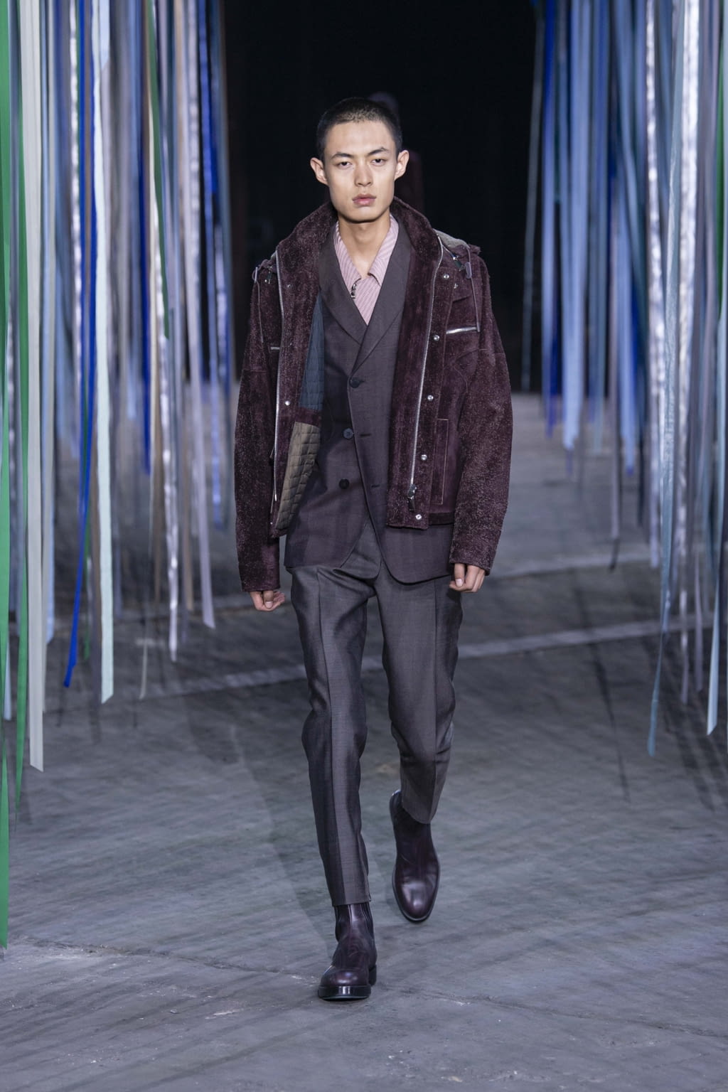 Fashion Week Milan Fall/Winter 2020 look 42 from the ZEGNA collection 男装