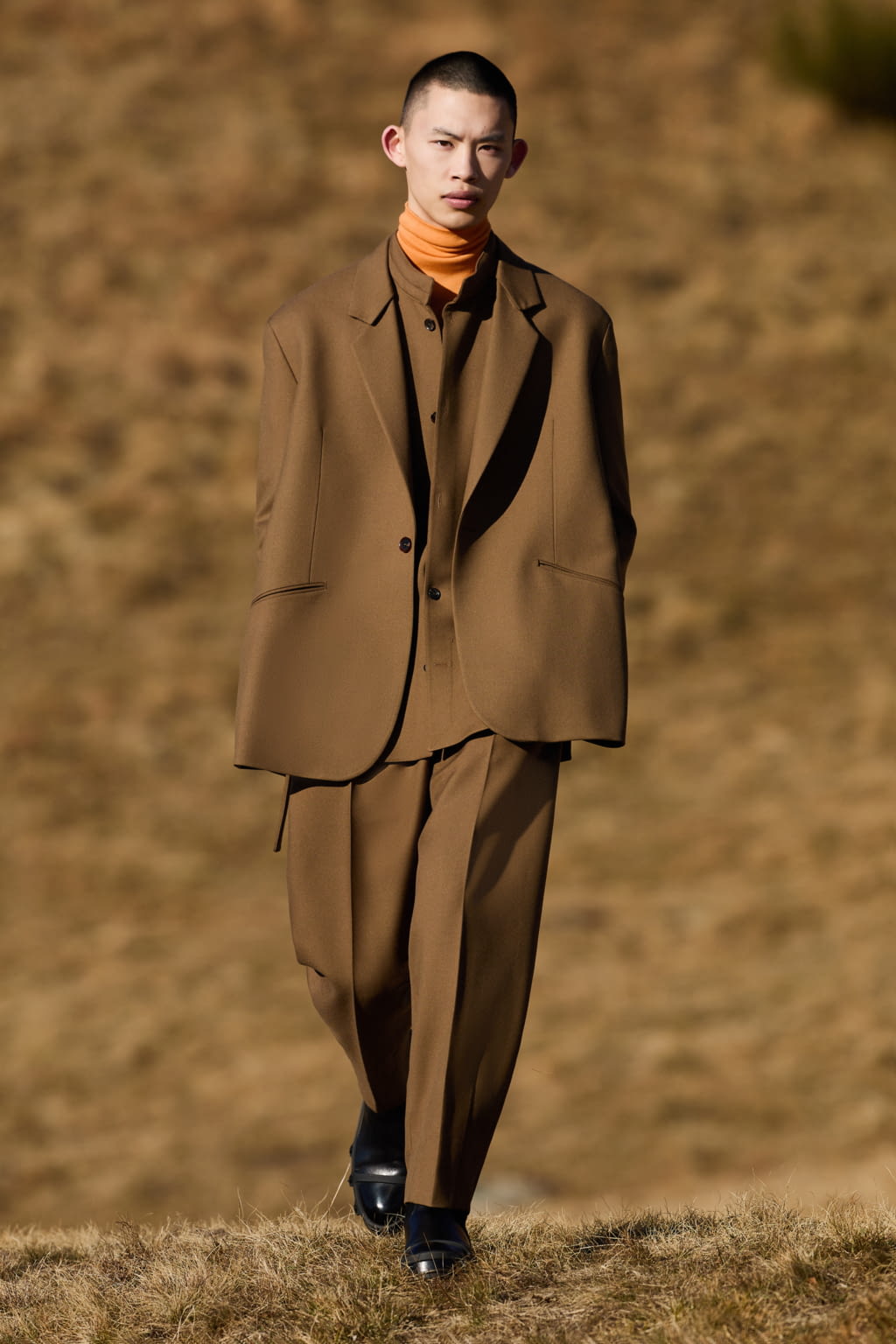 Fashion Week Milan Fall/Winter 2022 look 12 from the ZEGNA collection 男装