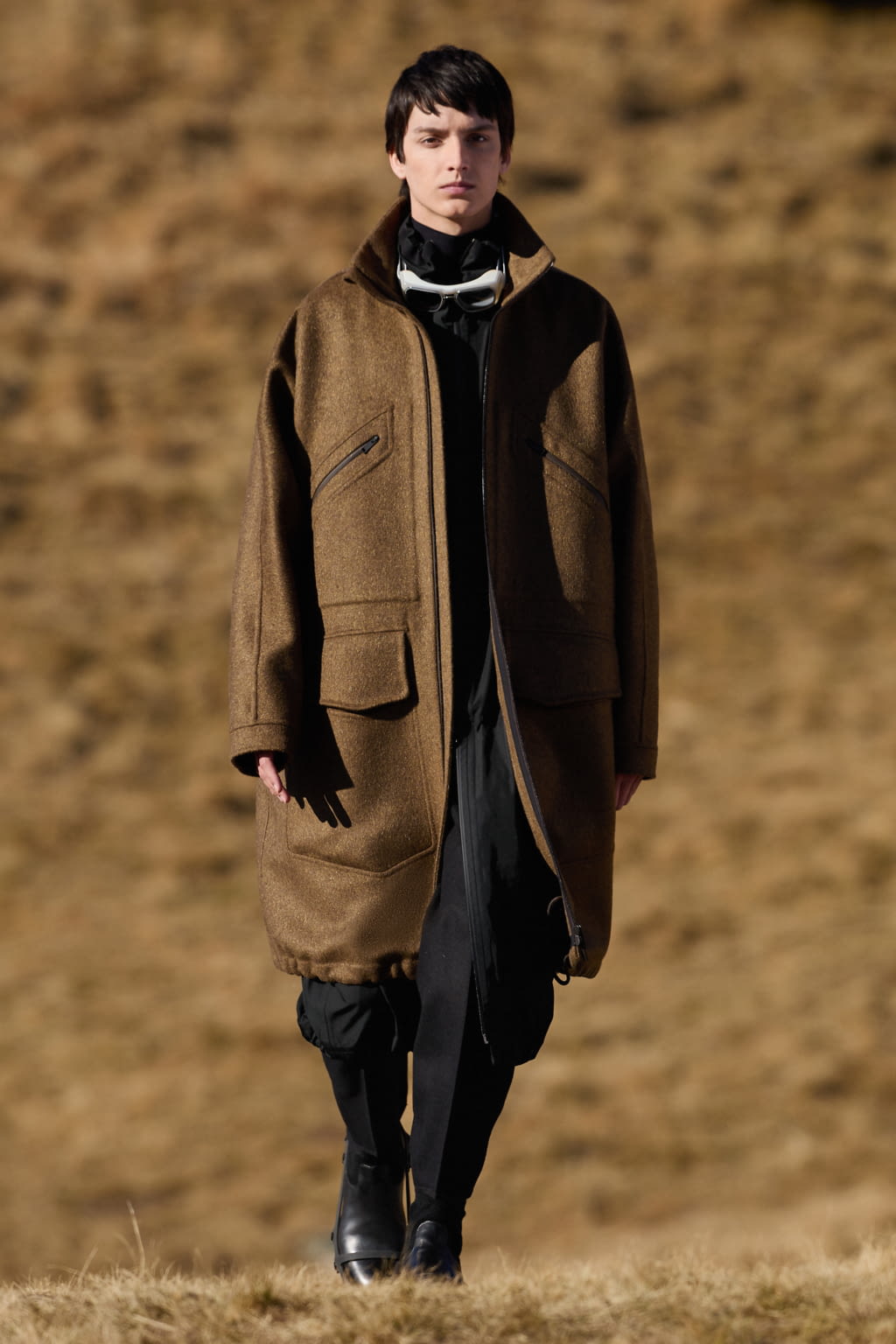 Fashion Week Milan Fall/Winter 2022 look 17 from the ZEGNA collection menswear