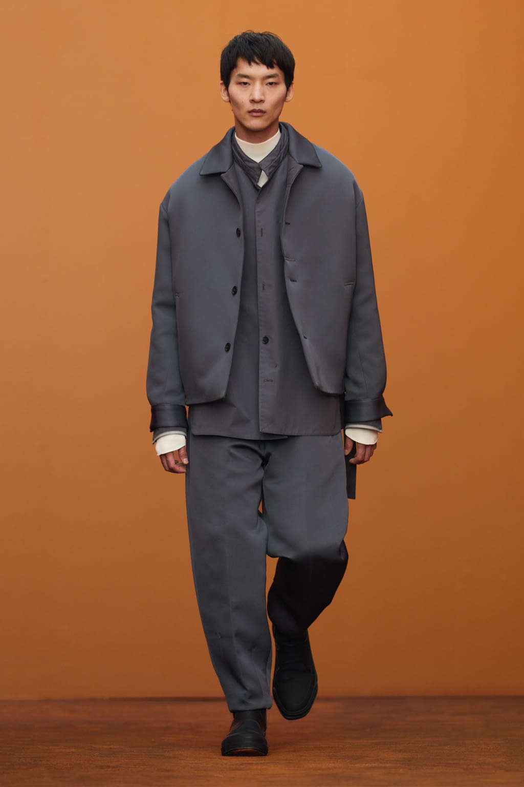 Fashion Week Milan Fall/Winter 2022 look 19 from the ZEGNA collection menswear