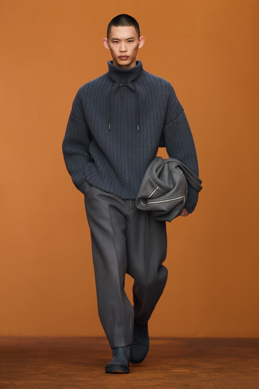 Fashion Week Milan Fall/Winter 2022 look 23 from the ZEGNA collection menswear
