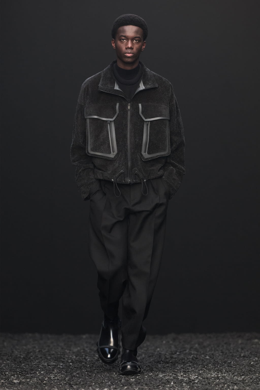 Fashion Week Milan Fall/Winter 2022 look 26 from the ZEGNA collection 男装