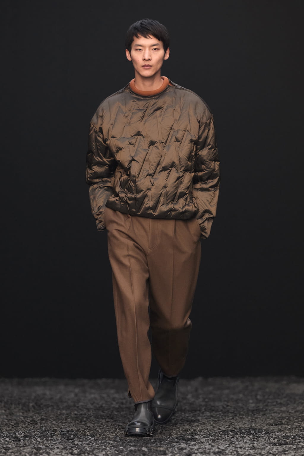 Fashion Week Milan Fall/Winter 2022 look 31 de la collection ZEGNA menswear