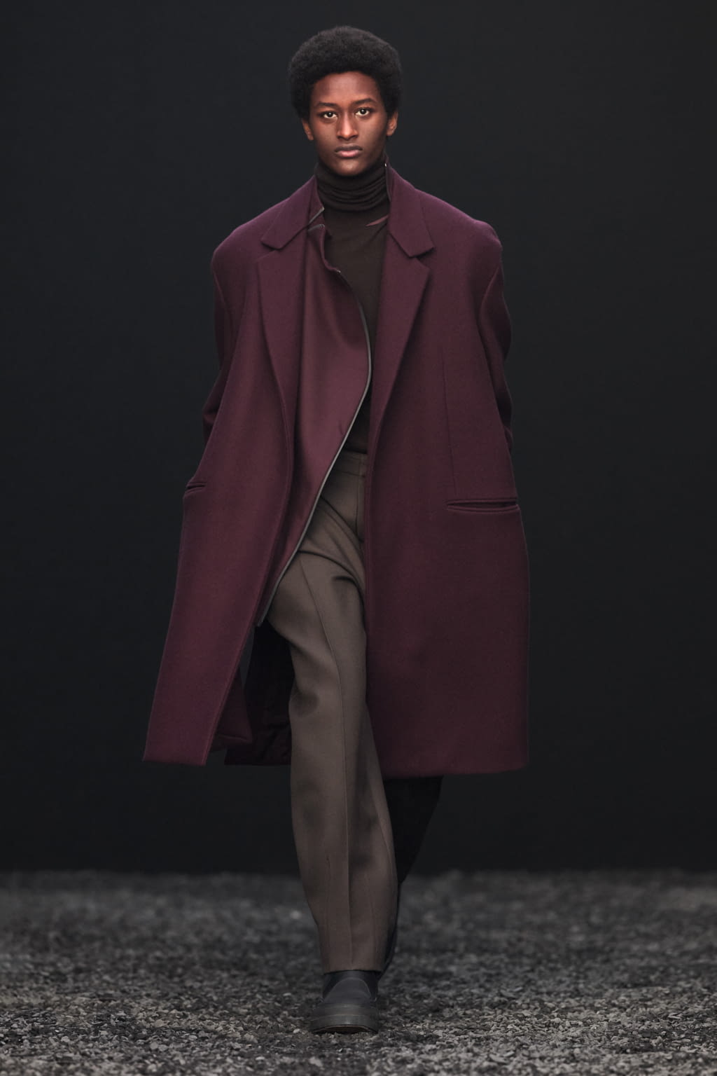 Fashion Week Milan Fall/Winter 2022 look 34 from the ZEGNA collection 男装