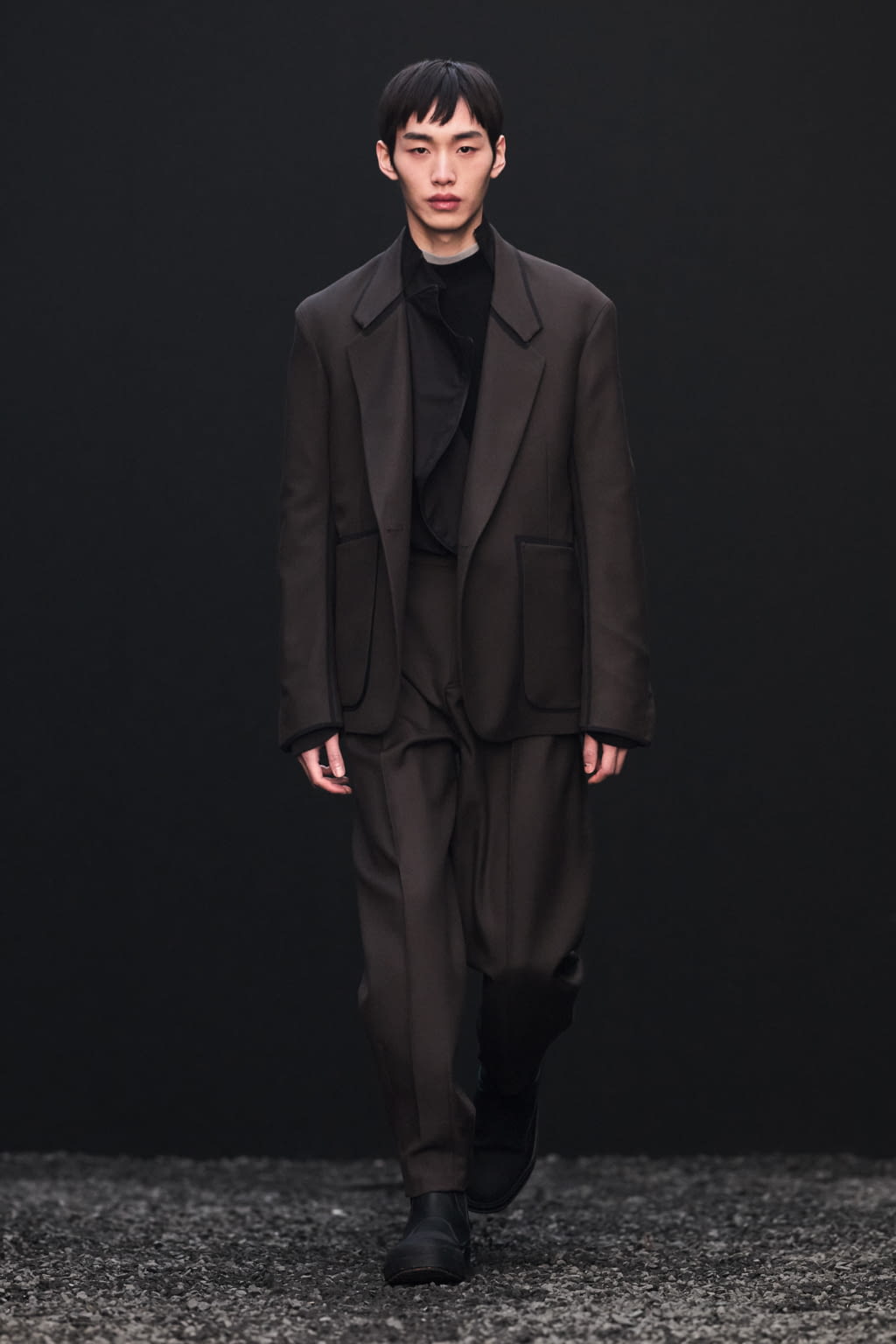 Fashion Week Milan Fall/Winter 2022 look 35 from the ZEGNA collection menswear