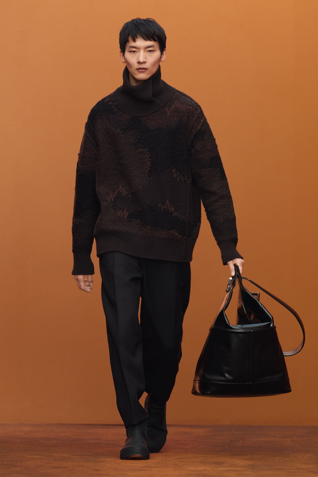 Fashion Week Milan Fall/Winter 2022 look 42 from the ZEGNA collection 男装
