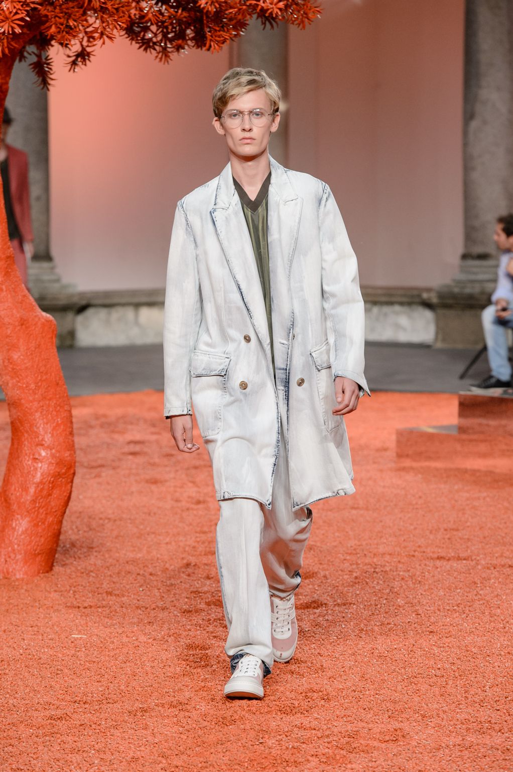 Fashion Week Milan Spring/Summer 2018 look 24 from the ZEGNA collection 男装