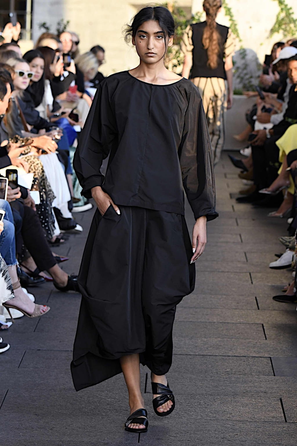 Fashion Week New York Spring/Summer 2020 look 7 from the Zero + Maria Cornejo collection womenswear