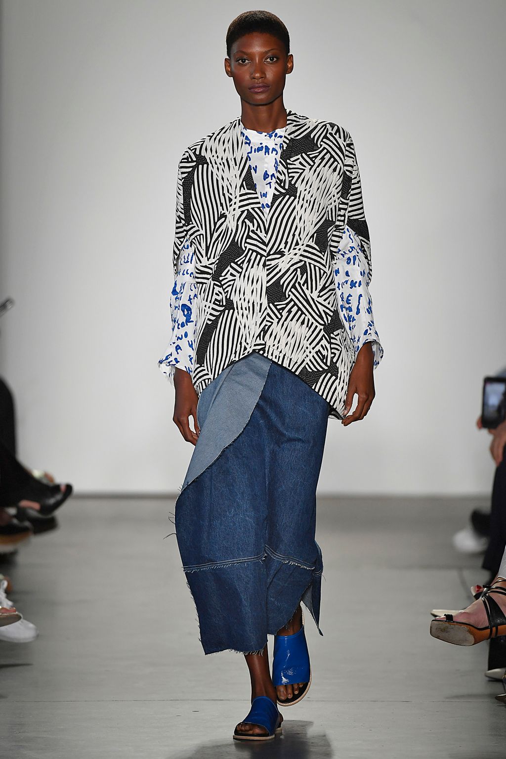 Fashion Week New York Spring/Summer 2018 look 14 from the Zero + Maria Cornejo collection womenswear