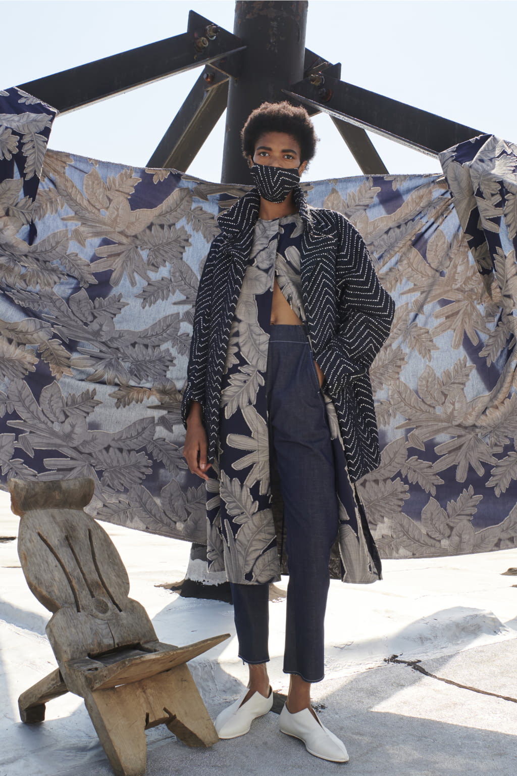 Fashion Week New York Spring/Summer 2021 look 3 de la collection Zero + Maria Cornejo womenswear