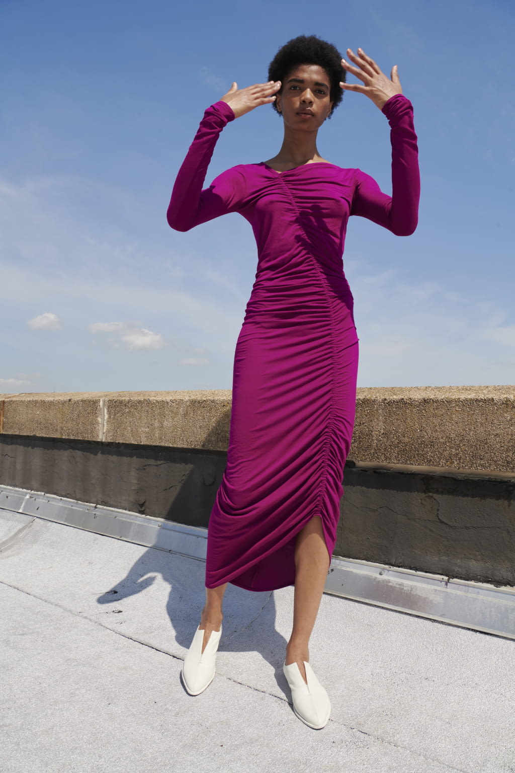 Fashion Week New York Spring/Summer 2021 look 12 de la collection Zero + Maria Cornejo womenswear