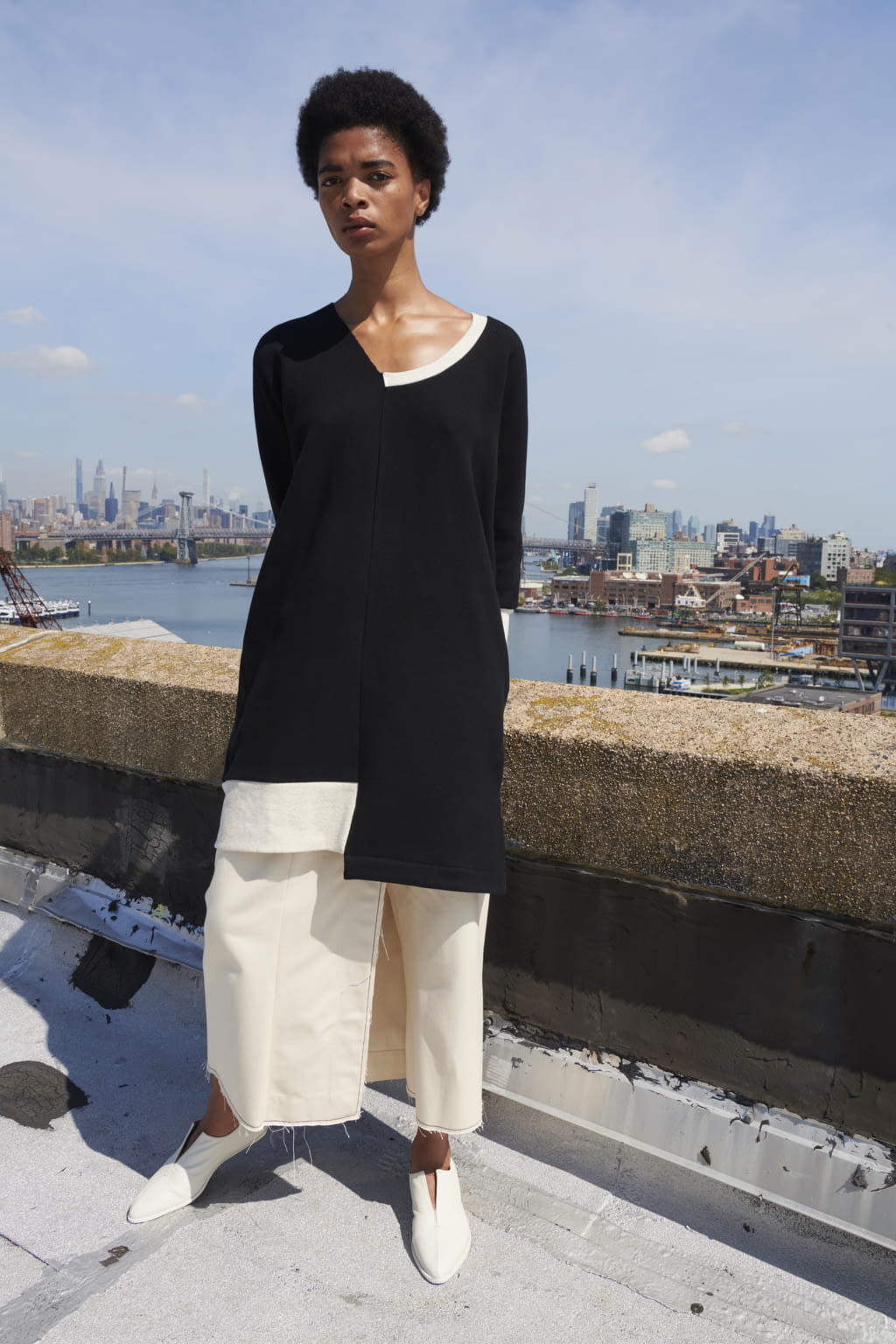 Fashion Week New York Spring/Summer 2021 look 15 from the Zero + Maria Cornejo collection womenswear