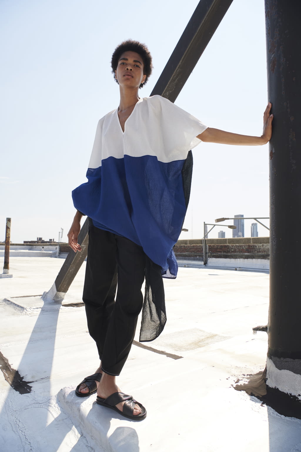 Fashion Week New York Spring/Summer 2021 look 28 from the Zero + Maria Cornejo collection womenswear