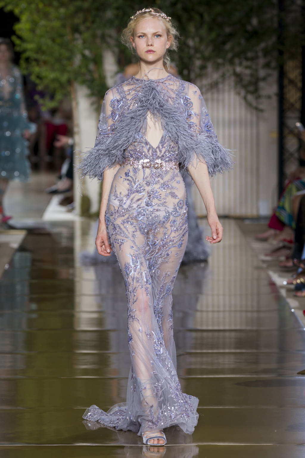 Fashion Week Paris Fall/Winter 2017 look 15 from the Zuhair Murad collection couture